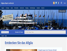 Tablet Screenshot of allgaeu.bayern-online.de