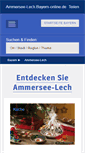 Mobile Screenshot of ammersee-lech.bayern-online.de
