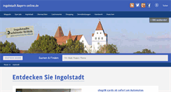 Desktop Screenshot of ingolstadt.bayern-online.de