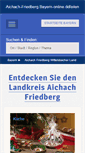 Mobile Screenshot of aichach-friedberg.bayern-online.de