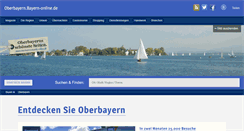 Desktop Screenshot of oberbayern.bayern-online.de