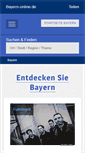Mobile Screenshot of bayern-online.de