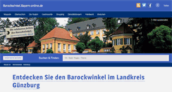 Desktop Screenshot of barockwinkel.bayern-online.de