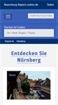 Mobile Screenshot of nuernberg.bayern-online.de