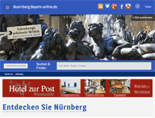 Tablet Screenshot of nuernberg.bayern-online.de