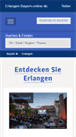 Mobile Screenshot of erlangen.bayern-online.de