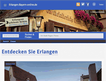 Tablet Screenshot of erlangen.bayern-online.de