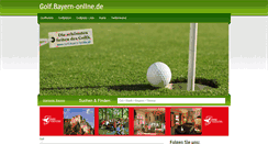 Desktop Screenshot of golf.bayern-online.de
