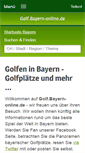 Mobile Screenshot of golf.bayern-online.de