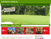 Tablet Screenshot of golf.bayern-online.de