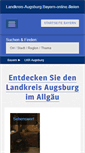 Mobile Screenshot of landkreis-augsburg.bayern-online.de