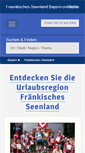 Mobile Screenshot of fraenkisches-seenland.bayern-online.de