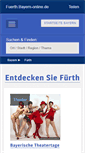 Mobile Screenshot of fuerth.bayern-online.de