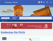 Tablet Screenshot of fuerth.bayern-online.de