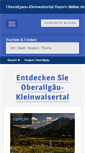 Mobile Screenshot of oberallgaeu-kleinwalsertal.bayern-online.de