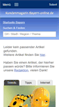 Mobile Screenshot of kundenmagazin.bayern-online.de