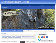 Tablet Screenshot of kundenmagazin.bayern-online.de