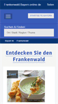 Mobile Screenshot of frankenwald.bayern-online.de
