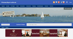 Desktop Screenshot of chiemsee.bayern-online.de