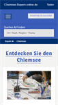 Mobile Screenshot of chiemsee.bayern-online.de