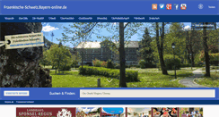 Desktop Screenshot of fraenkische-schweiz.bayern-online.de