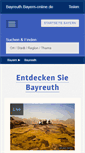 Mobile Screenshot of bayreuth.bayern-online.de