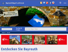 Tablet Screenshot of bayreuth.bayern-online.de